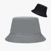 Sombrero de Sol para Exteriores de Primavera y Otoño para Mujer, Sombrero de Pescador Simple de Color Sólido Estilo Coreano, Sombrero de Cubo Versátil Casual para Hombre