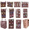 Carrinho de Limpeza com Bolsa Suspensa de Armazenamento, Saco de Roupa Suja, Carrinho de Serviço de Vinho, Bolsa para Organização de Ferramentas