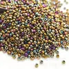 Cuentas de Vidrio para Arroz 1.5mm 2mm 3mm Oro y Plata Hecho a Mano DIY Accesorios para Pulsera Collar Pendiente
