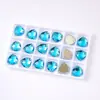 Triángulo de Grasa K9 Fondo Plano Cosido a Mano Diamante AB Vidriera Hebilla Plana Pedrería Joyería Accesorios DIY Ropa Accesorios Pegatinas