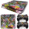 Console de Jogo Ps4 Slim Adesivo de Corpo Inteiro Material de PVC com Canaleta Guiada por Ar Filme Adesivo Bomb