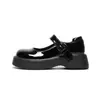 Zapatos Mary Jane de plataforma estilo francés, blancos, nueva colección primavera/otoño 2026, modernos y cómodos, tacones altos estilo cuento de hadas