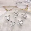 Arte de Uñas Joyería de Circonita Diamante Perla Corazón Lazo Decoraciones para Uñas Lz Lujo Ligero Súper Brillante Cadena para Uñas Colgante