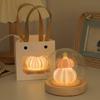 Lámpara de Noche Creativa de Hongo con Forma de Concha Adornos Luminosos Decoración para Estudio Dormitorio Adornos DIY Hechos a Mano Regalos de Cumpleaños