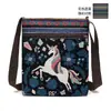 Bolso pequeño bandolera para mujer bolso de lona bolso tejido estilo chino lindo versátil bolso de hombro bolso para teléfono móvil bolso de hombro pequeño Miao