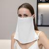 100% Gasa de Seda de Morera Velos de Seda Mascarilla Facial Transpirable Agradable para la Piel Protección de Cuello para Mujer Ciclismo Protección Exterior