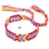 Popular en Europa y América: Pulseras Tejidas Arcoíris Hechas a Mano en Estilo Étnico Nepalí, Venta al por Mayor de Joyería