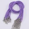 Cadena de suéter coreana de 45 cm, accesorio, cuerda de cera blanca, cadena para el cuello, colgante, cuerda tejida, joyería, collar, cuerda