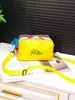 Bolsa Transversal Dopamina Leve de Cor Contrastante para Mulheres Multifuncional para Celular Bolsa de Maquiagem para Viagem Estilo Coreano Versátil Necessaire