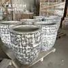 Jardim Privado Personalizado Caixa de Flores de Terrazzo Personalizada Espessa Durável Plantio de Arborização de Estrada Municipal Decoração de Paisagem