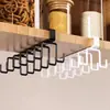 Estante de Ganchos para Cocina, Gancho de Almacenamiento Colgante sin Taladro, Estante Colgante Debajo del Gabinete para Colgar Cucharas y Espátulas