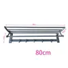 Estante Plegable para Toallas para Baño, Organizador Colgante de Toallas, Estante de Almacenamiento para Baño sin Taladro