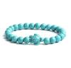 Venta transfronteriza AliExpress Amazon Pulsera turquesa europea y americana pulsera de cuerda elástica traje hombres y mujeres pareja novias