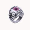 Anillo de aleación de ojo de diablo de Amazon Jewelry para hombre, pulsera de aleación, anillo personalizado de terror de pupila.