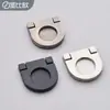 Moderno Simple Alambre Dibujado Aleación de Zinc Dorada Sin Taladro Puerta de Gabinete Tatami Cajón Puerta Invisible Manija Oculta Manija Plana