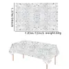 137*183cm Cielo Estrellado Tema Fiesta Cuadros Blanco y Negro Mantel Decoraciones Navideñas Desechable Mantel para Mascota