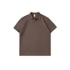 Camisa Polo de Verano para Hombre Rumeng Estilo Old Money Cuello de Gaviota Nueva Versátil Casual para Viajar Camiseta
