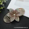 Parche de Tela para Ropa de Flor de Pedrería Full Pedrería No Tejido Manual DIY Accesorios para el Cabello Accesorios Lujo Ligero Hebilla de Zapato Flor de Zapato Accesorios