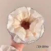Goma para el pelo con estampado estilo Academia Melard para mujer, scrunchie de satén con malla de estampado de leopardo vintage, banda elástica de alta elasticidad y duradera