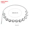 Corrente de Cintura com Disco de Rosca de Fio de Metal Europeia e Americana de Alta Qualidade Transfronteiriça Acessórios de Cinto de Corrente Corporal Feminino da Moda com Temperamento