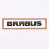 Adecuado para logo de coche Babos modificado Mercedes-Benz logo BRABUS logo de palabra ABS C E S clase pegatina de letra logo trasero