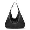 Bolsa Tote Retrô Bolsa Feminina da Moda de Comércio Exterior Grande Capacidade Bolsa de Ombro de Mão Couro Macio Bolsa de Axila para Deslocamento Versátil Portátil