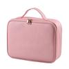 Bolsa de cosméticos personalizada con espejo e iluminación LED, caja de almacenamiento de cosméticos y estuche de maquillaje, bandolera, bolsa de viaje