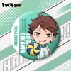 Voleibol co-man juvenil Bar y Chuan Che Ying montaña Feixiong Sun Xiang Xiang Yang insignia secundaria yuan anime periférico insignia