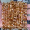 6X8 Piedra Natural Ágata Cristal Corte Duro Cuentas de Arroz Pulsera DIY Collar Accesorios de Joyería Cuentas Semiacabadas Venta al por Mayor