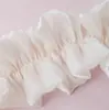 Libro Rojo Pequeño Mismo Estilo de Jia Yan Borde de Volantes Burbuja Borde de Volantes Plisados Pieza para el Cabello de Encaje Lazo Material para Ropa