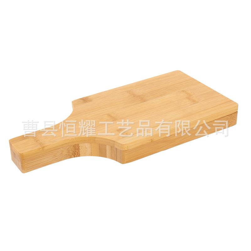 竹制芝士板套装黄油刀具奶酪板创意多功能披萨板厂家直销BSCI