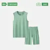 Conjunto de Chaleco y Shorts para Hombre Youkesi 2026 Primavera/Verano Sin Mangas Transpirable Amigable con la Piel Ropa Deportiva de Exterior Ropa de Dormir Ropa de Casa