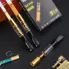 Boquilla de filtro de cigarrillo, filtro de cigarrillo saludable reutilizable lavable de doble filtrado para hombres
