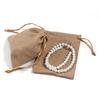 Bolsa directa de fábrica gamuza cordón bisel anillo de joyería almacenamiento bolsa de franela personalizado
