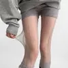 Meias-calças arrastão com recorte vertical em padrão diamante, meias brancas de renda estilo balé que modelam as pernas, meia-calça elegante e sexy para mulheres