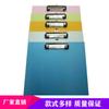 Clip de tablero multifunción color caramelo papelería de oficina clip para tablero de escritura diseño suave clip para menú/factura clip para tablero al por mayor