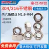 Tapa de Tornillo Tuerca Hexagonal Exterior de Acero Inoxidable 304/316 Dongming