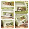 Sala de Parto Multifuncional para Gatos, Tenda Ninho Visual para Gatos, Espaço Amplo, Ninho de Gato Respirável para Todas as Estações, Ninho para Cães Pet Teddy Ragdoll