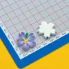 Horquilla de Flor de Cinco Pétalos Estampada de Color Brillante Cuerda para el Cabello Pinza de Agarre Pegamento en Crema Hebilla de Zapato DIY Pegatina para Taza de Agua Accesorios de Resina