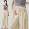 Vestido de Maternidade Primavera e Verão Solto Emagrecedor Sem Suporte Abdominal Cordão Calças Casuais Tamanho Plus para Grávidas Cobrindo o Abdômen Calças Yamamoto que Não Marcam