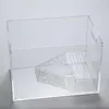 Acuario Transparente de Cristal Acrílico para Escritorio del Hogar, Tanque de Agua para Tortugas de Plexiglás y Cama de Baño con Luz Solar