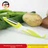 Descascador de uma linha de cozinha de aço inoxidável melão e faca de corte de frutas descascador faca de frutas FDA