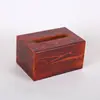 Caja de Pañuelos Creativa de Madera Maciza Estilo Japonés Sala de Estar Caja Multifuncional de Madera para Almacenamiento de Pañuelos Hotel Caja de Papel de Oficina
