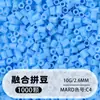 Pacote de Recarga de Miçangas Fuse 2,6mm 265 Série Todas as Cores Miçangas Misturadas 10g Saco Individual Miçanga Fuse Brinquedo DIY Material para Quebra-Cabeça