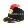 Logo de Pluma Transfronterizo Soldado Europeo Español Caballero Sombrero Oficial Largo Sombrero de Fiesta Celebración de Actuación Prom Retro