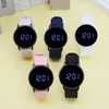 Novo Relógio Eletrônico LED Touch Screen da Aiteku com Pulseira de Silicone, Relógio Esportivo à Prova d'Água para Estudantes, Unissex