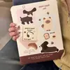 Dachshund Fofo Adequado para Capa Protetora de Tablet Apple iPad Mini Suporte Giratório Air com Slot para Caneta Pro Desenho Animado