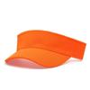 Boné de Cor Sólida para Homens e Mulheres, Chapéu de Sol com Proteção Solar, Chapéu de Sol com Topo Aberto, Chapéu para Corrida de Maratona e Tênis, Texto Impresso Personalizado