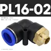 1 Peça Conector Rápido Pneumático de Cilindro Conector Rápido de Encaixe Cotovelo Rosqueado Pl8-02 /4-M5/6-01/10-03