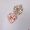 Elástico de Cabelo de Seda Estilo Coreano Scrunchie de Cetim Cor Sólida Cetim Tendência Simples Acessório de Cabelo Falso Seda Elástico de Cabelo Atacado
